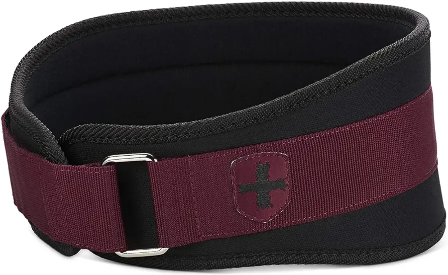 Harbinger 5″ Foam Core Belt Women - Merlot/Black resmi