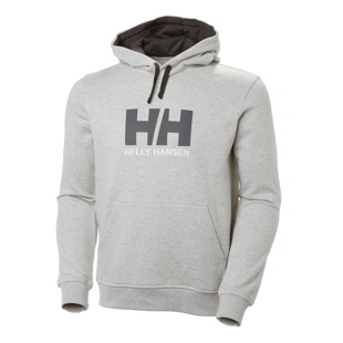 Helly Hansen Logo Hoodie - Grey Melange için detaylar