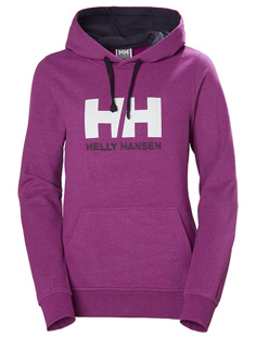 Helly Hansen W Logo Hoodie - Festival Fuchsia için detaylar